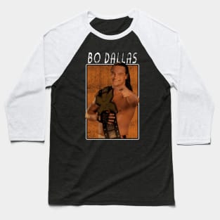 Vintage Wwe Bo Dallas Baseball T-Shirt